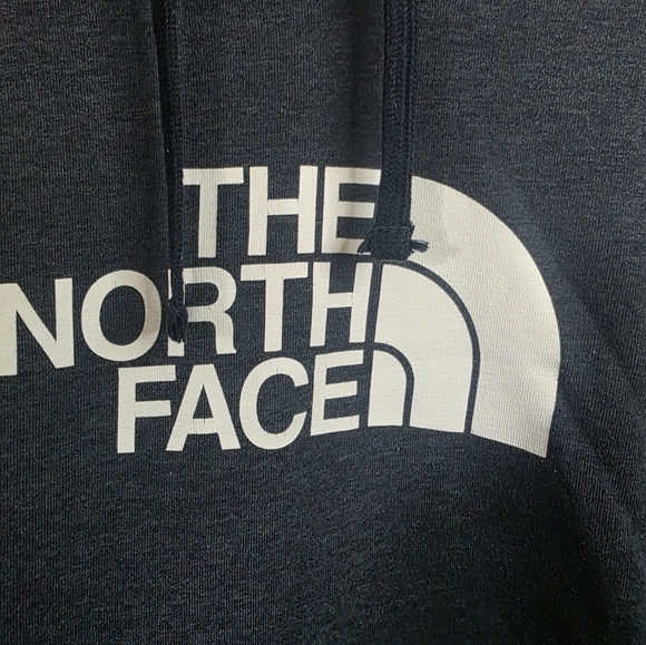 The North Face Men's Americana Tri-Blend Hoodie Dark Grey Small - Picture 4 of 6